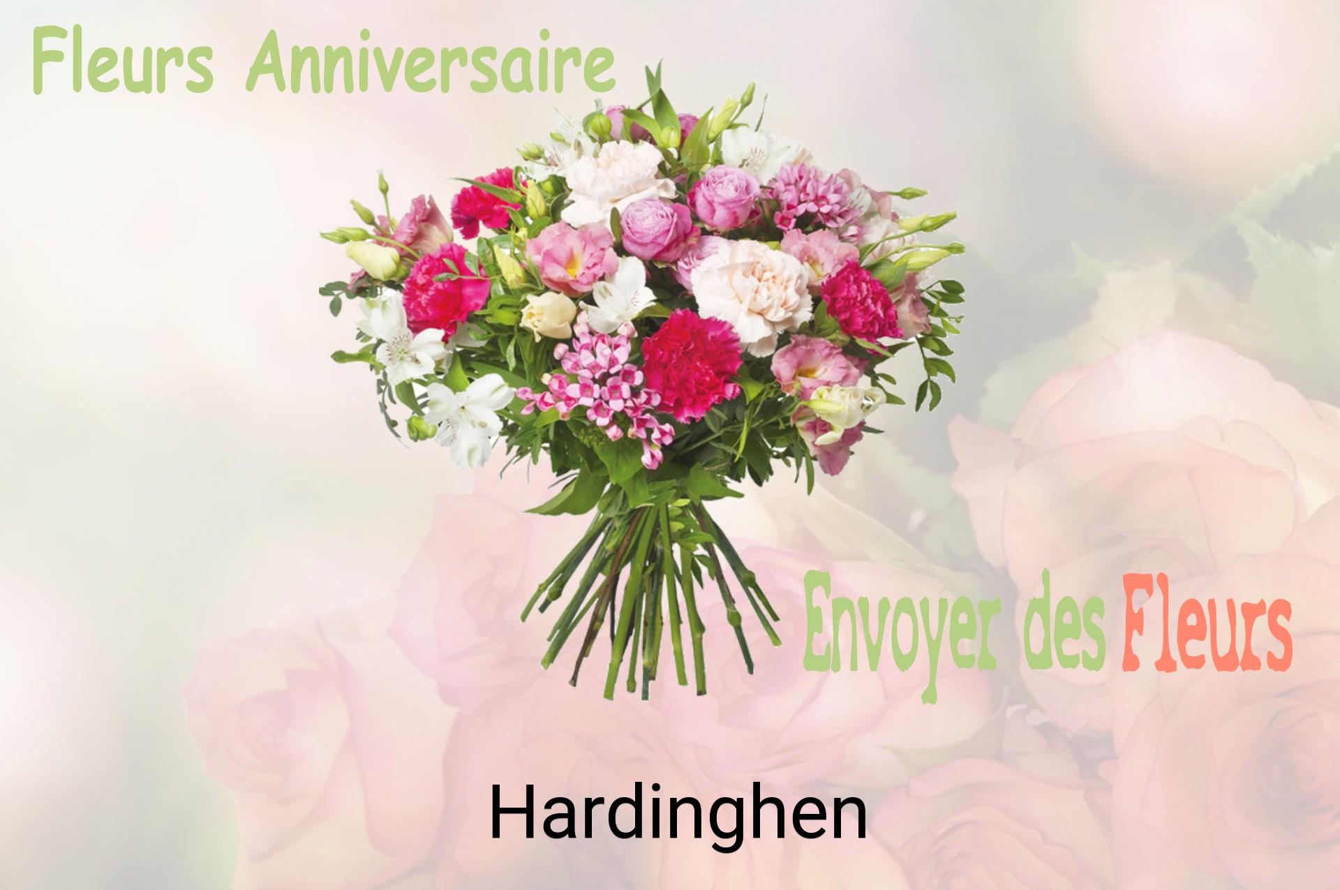Bouquet de fleurs d’anniversaire livré à Hardinghen